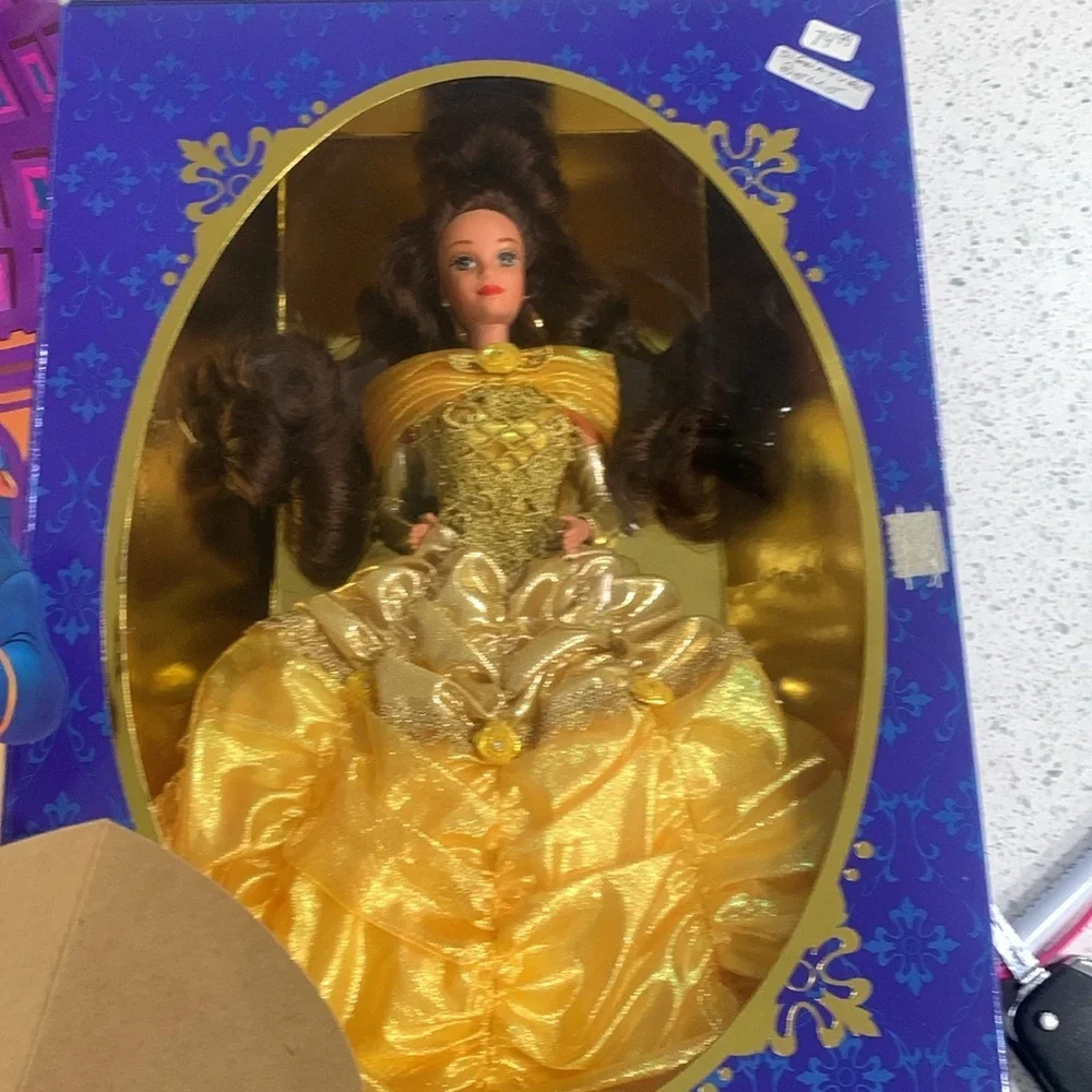 NIB Disney Signature Collection Beauty and the Beast Belle Doll in Gold Dress - Picture 3 of 8